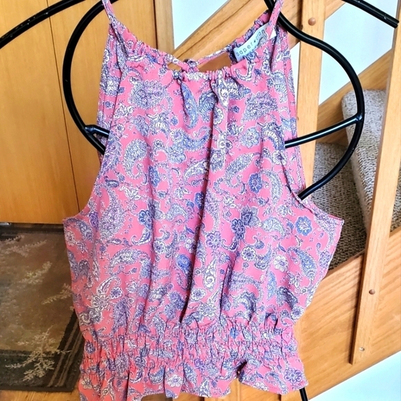 Paper Crane Sleeveless Paisley Spaghetti Strap Sz. M Top - Picture 1 of 11